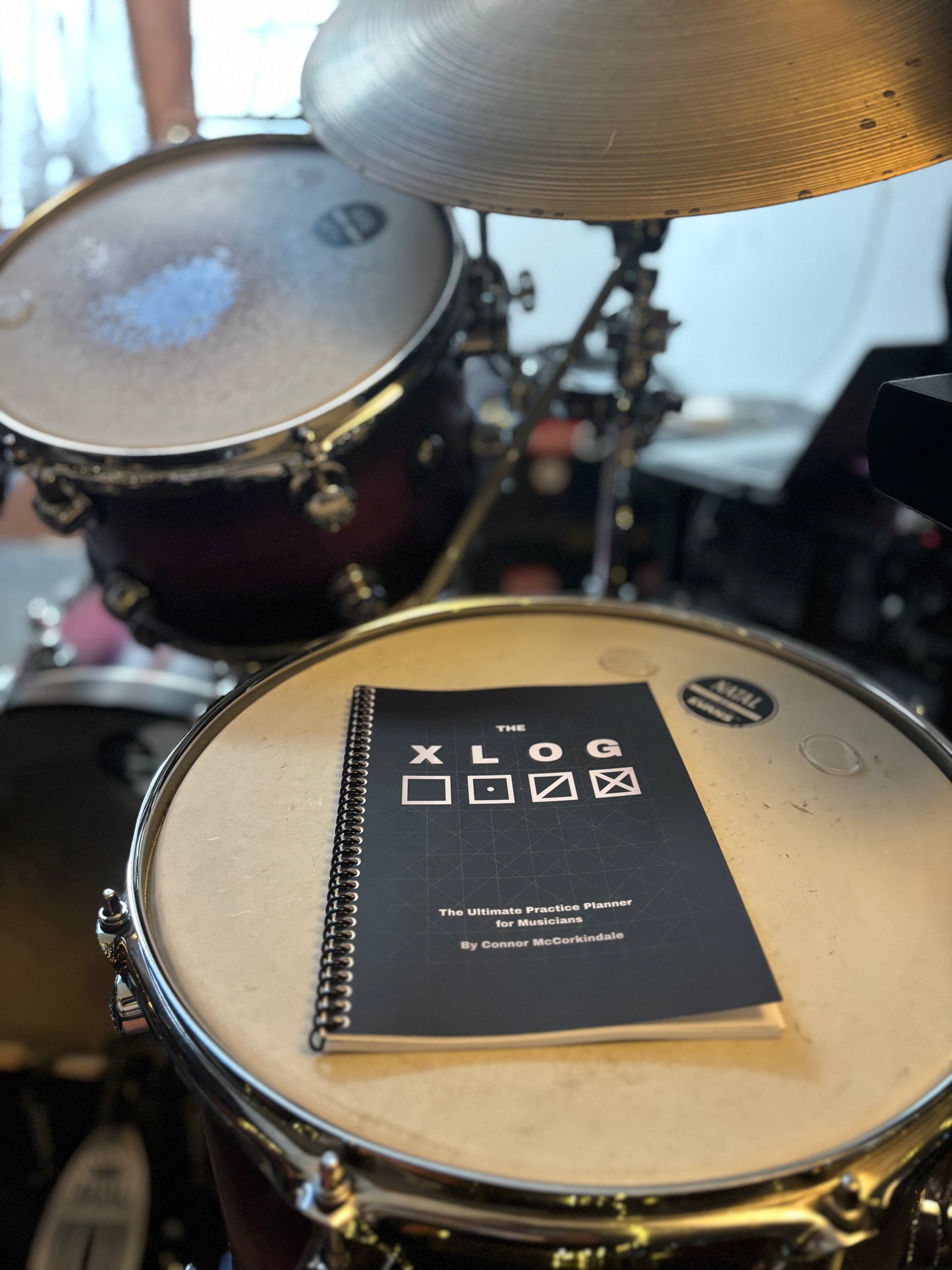 The XLOG - A5 Coil Bound Practice Planner For Musicians