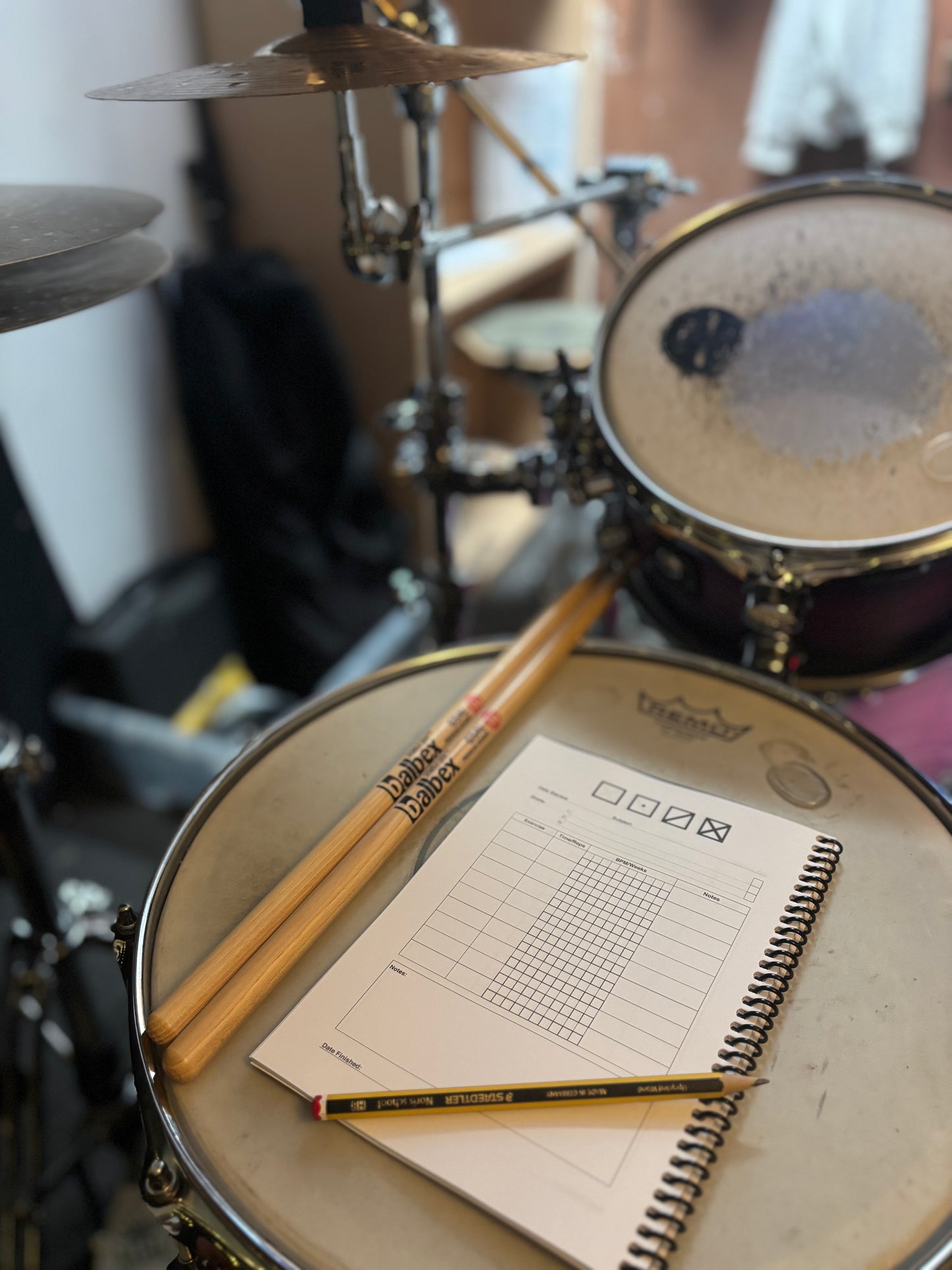 The XLOG - A5 Coil Bound Practice Planner For Musicians