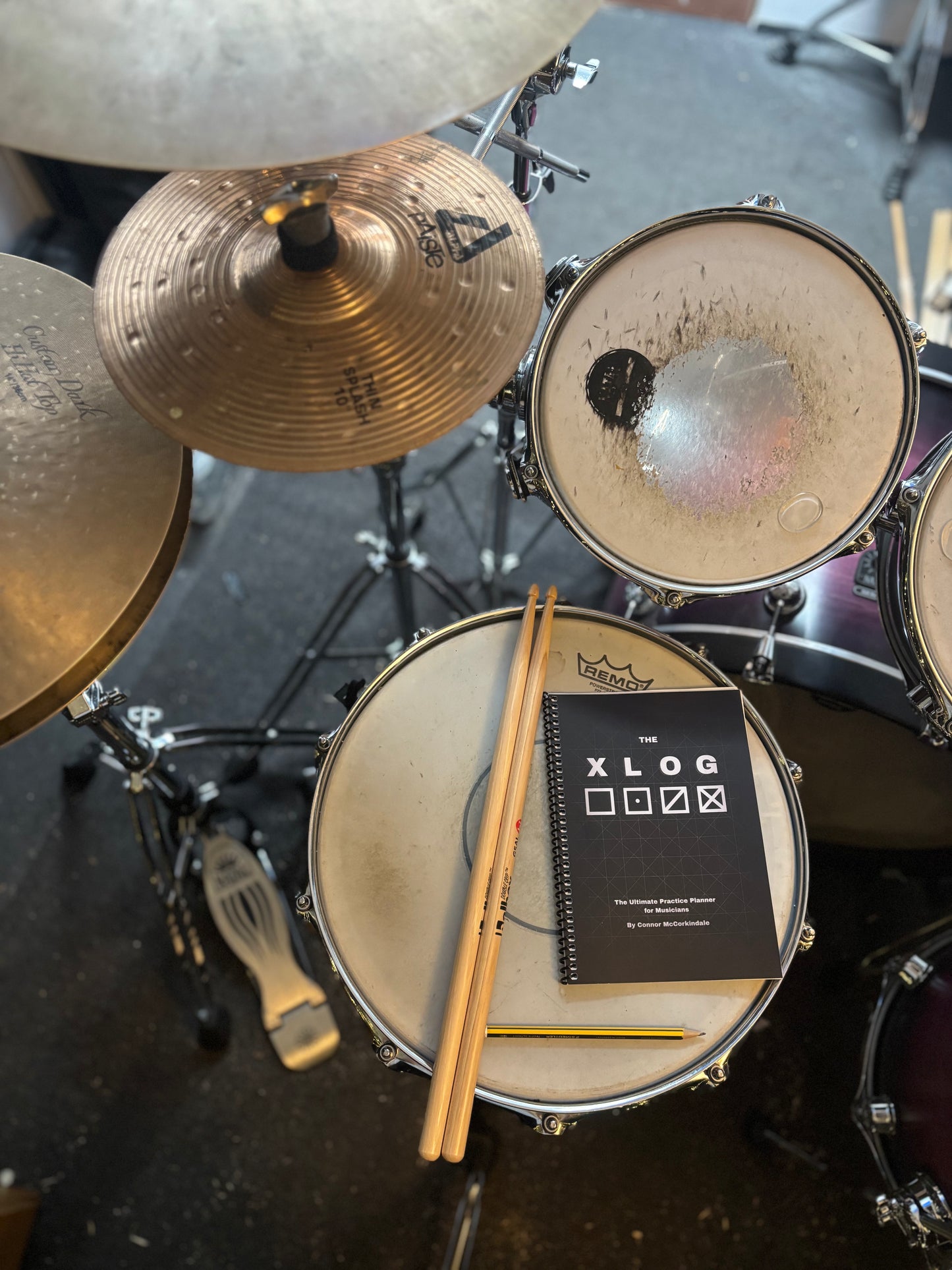 The XLOG - A5 Coil Bound Practice Planner For Musicians