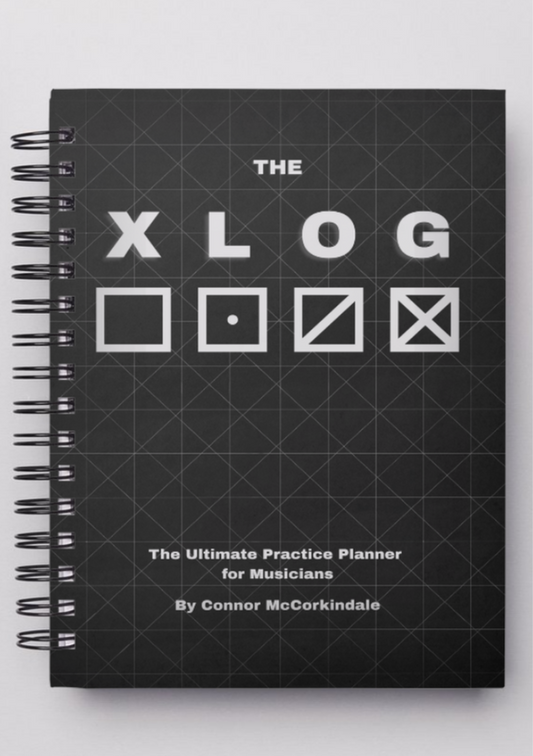 The XLOG - A5 Coil Bound Practice Planner For Musicians